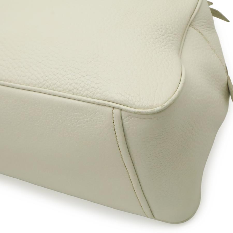 PRADA プラダ VITELLO PHENIX ヴィッテロフェニックス ハンドバッグ レザー ホワイト 白 シルバー金具 ショルダーストラップ欠品 1BB054 | PRADA | 02