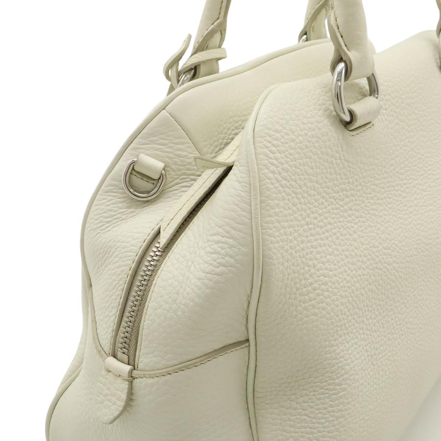 PRADA プラダ VITELLO PHENIX ヴィッテロフェニックス ハンドバッグ レザー ホワイト 白 シルバー金具 ショルダーストラップ欠品 1BB054 | PRADA | 06