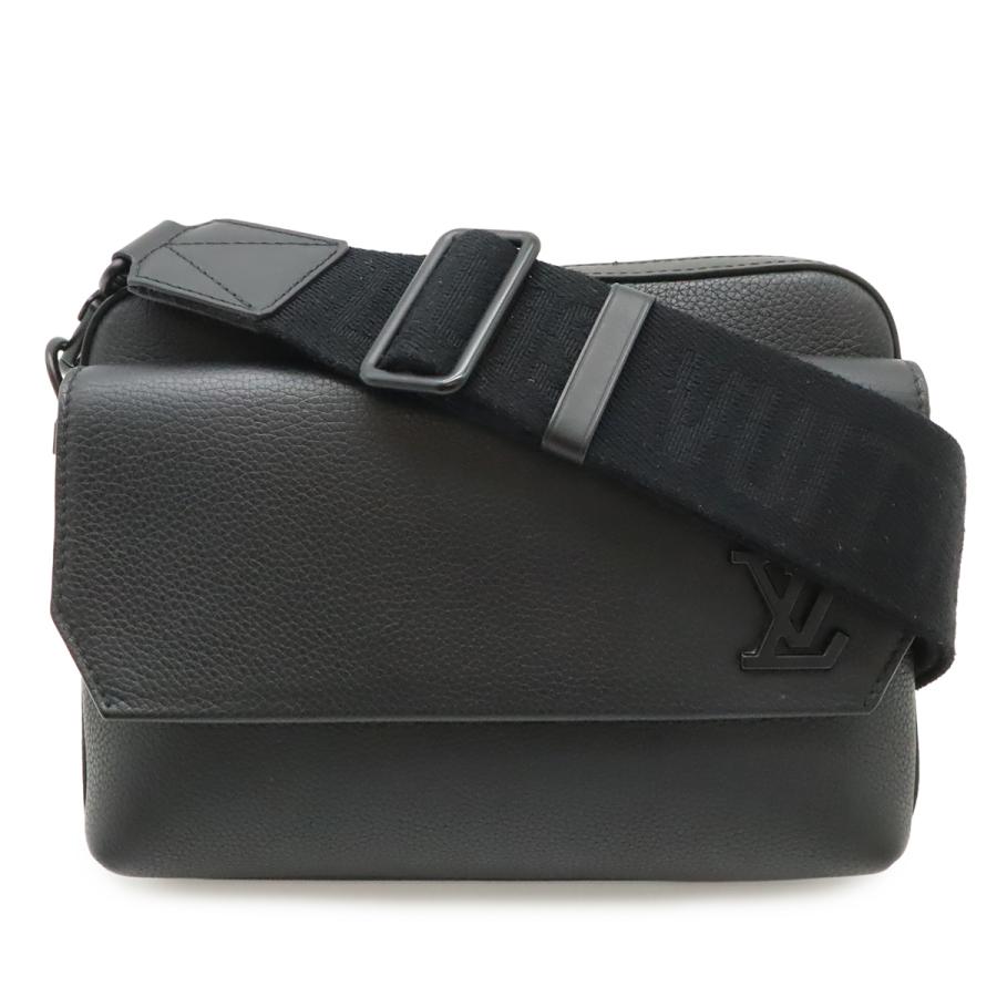 LOUIS VUITTON ルイ ヴィトン LVアエログラム ファストライン メッセンジャー ショルダーバッグ 斜め掛け ノワール 黒 ブラック M22482 | LOUIS VUITTON