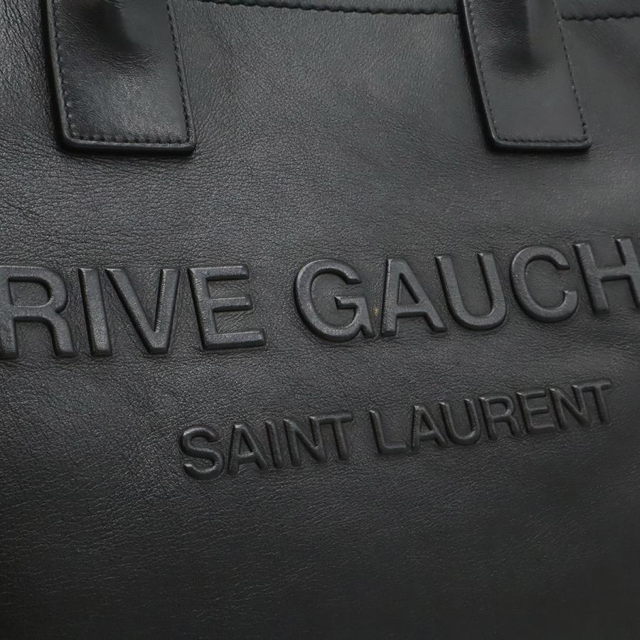 SAINT LAURENT PARIS サン ローラン パリ YSL イブサンローラン リヴ ゴーシュ トートバッグ ショルダーバッグ レザー ブラック 黒 |  | 08