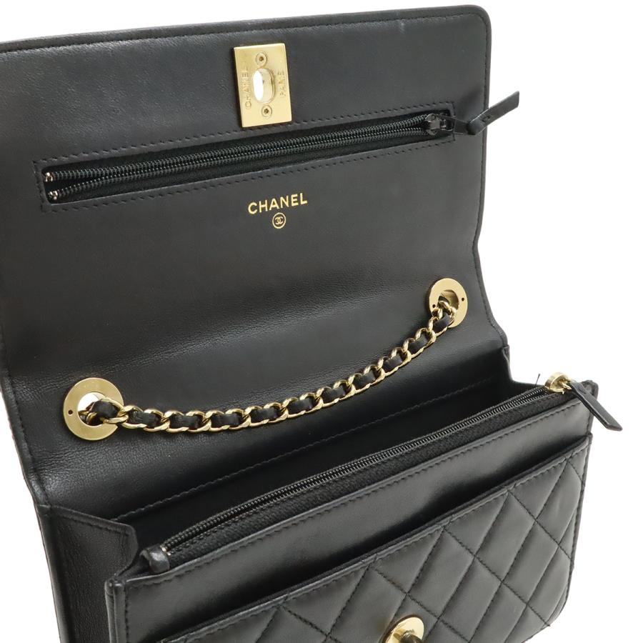 CHANEL（シャネル） トレンディCC マトラッセ チェーンウォレット 小銭
