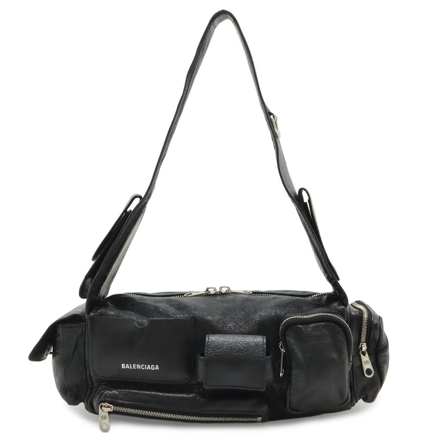BALENCIAGA バレンシアガ スーパービジー XS ショルダーバッグ ワンショルダー スリングバッグ レザー ブラック 黒 762516 | BALENCIAGA