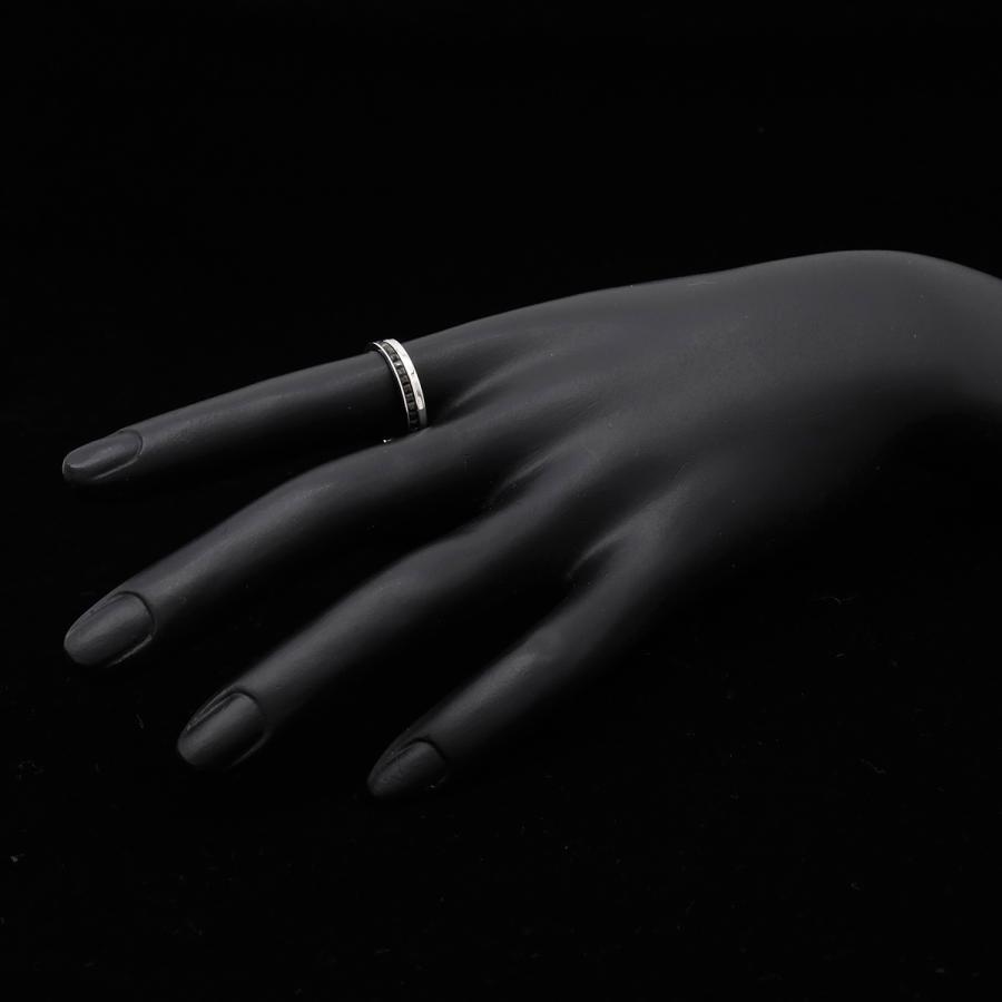 BOUCHERON ブシュロン キャトル ブラック リング ハーフ 指輪 K18WG ホワイトゴールド ブラックPVD #60 日本サイズ約19号 | BOUCHERON | 05