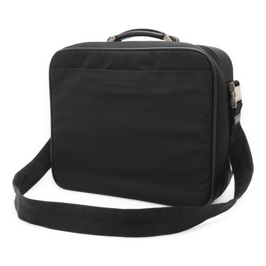 PRADA プラダ トライアングルロゴ ビジネスバッグ ブリーフケース 書類カバン 2WAY ショルダーバッグ ナイロン NERO ブラック 黒 | PRADA | 01