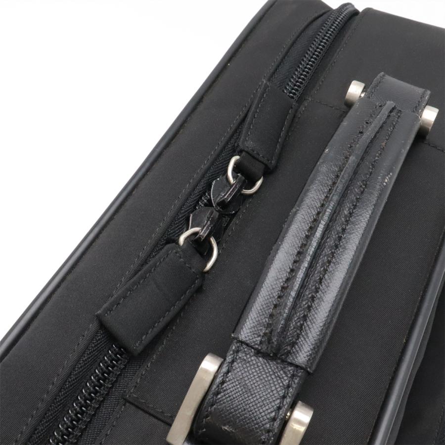 PRADA プラダ トライアングルロゴ ビジネスバッグ ブリーフケース 書類カバン 2WAY ショルダーバッグ ナイロン NERO ブラック 黒 | PRADA | 03