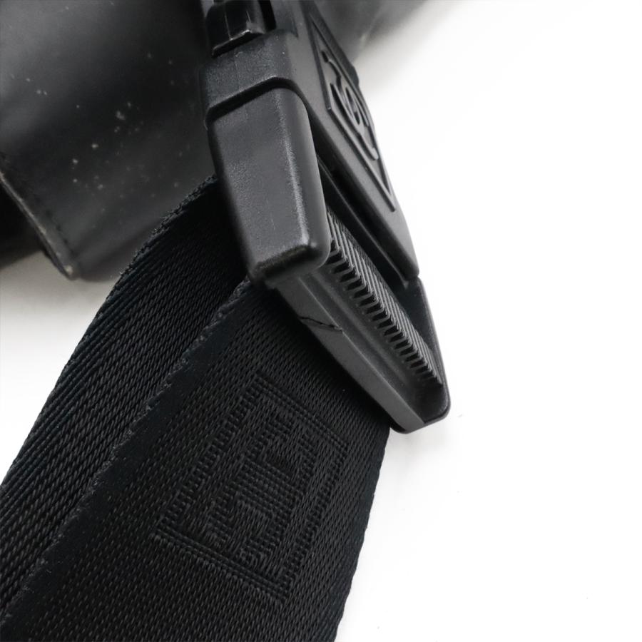 CHANEL シャネル スポーツライン ココマーク メッセンジャーバッグ ショルダーバッグ 斜め掛け ラバーコーティング ブラック 黒 A46093_3