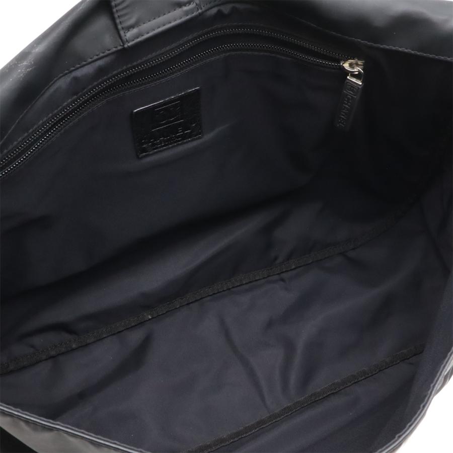 CHANEL シャネル スポーツライン ココマーク メッセンジャーバッグ ショルダーバッグ 斜め掛け ラバーコーティング ブラック 黒 A46093_4