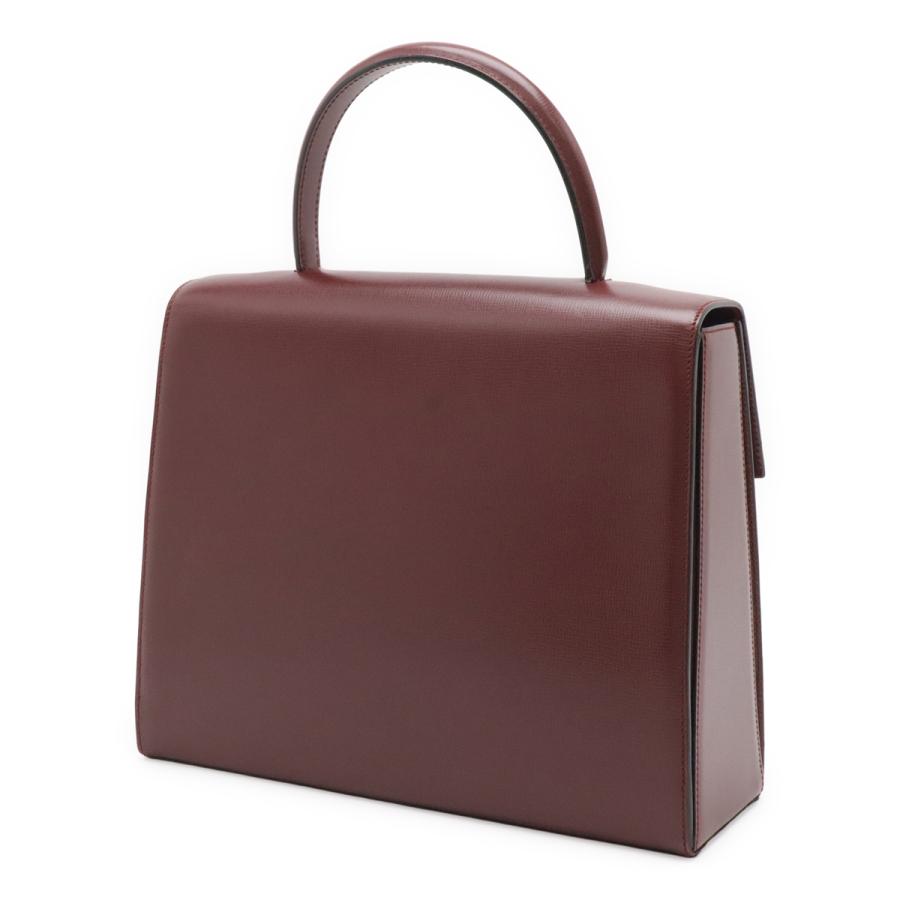 Cartier カルティエ マストライン フラップバッグ ハンドバッグ カーフレザー ボルドー ゴールド金具 L1000169 | Cartier | 01