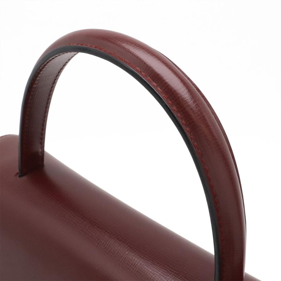 Cartier カルティエ マストライン フラップバッグ ハンドバッグ カーフレザー ボルドー ゴールド金具 L1000169 | Cartier | 03