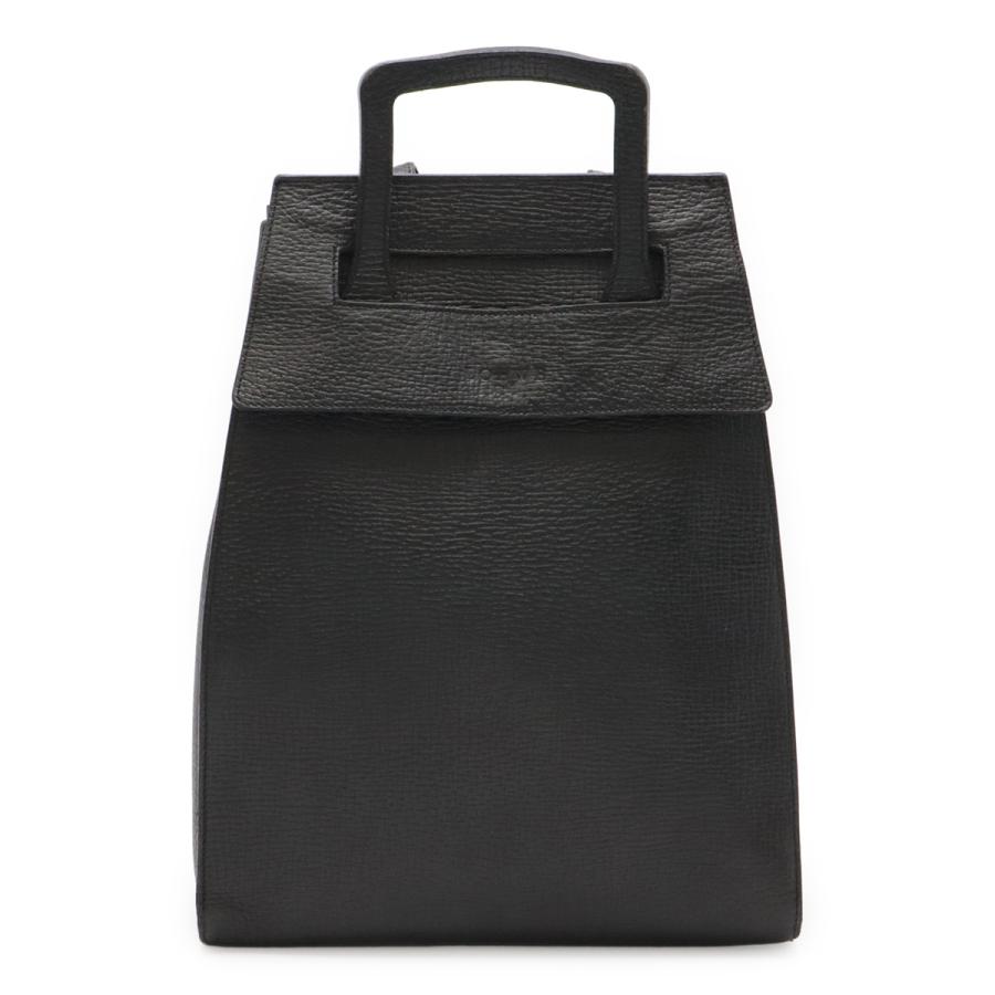LOEWE ロエベ バックパック リュックサック レザー ブラック 黒 シルバー金具 | LOEWE