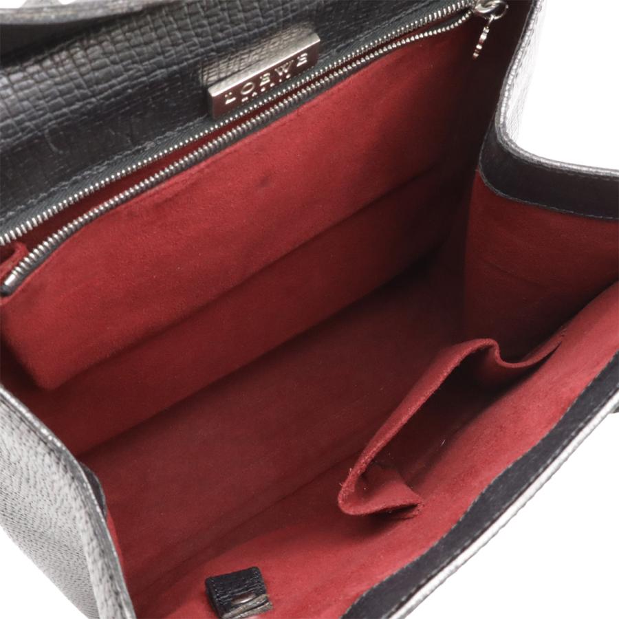 LOEWE ロエベ バックパック リュックサック レザー ブラック 黒 シルバー金具 | LOEWE | 07