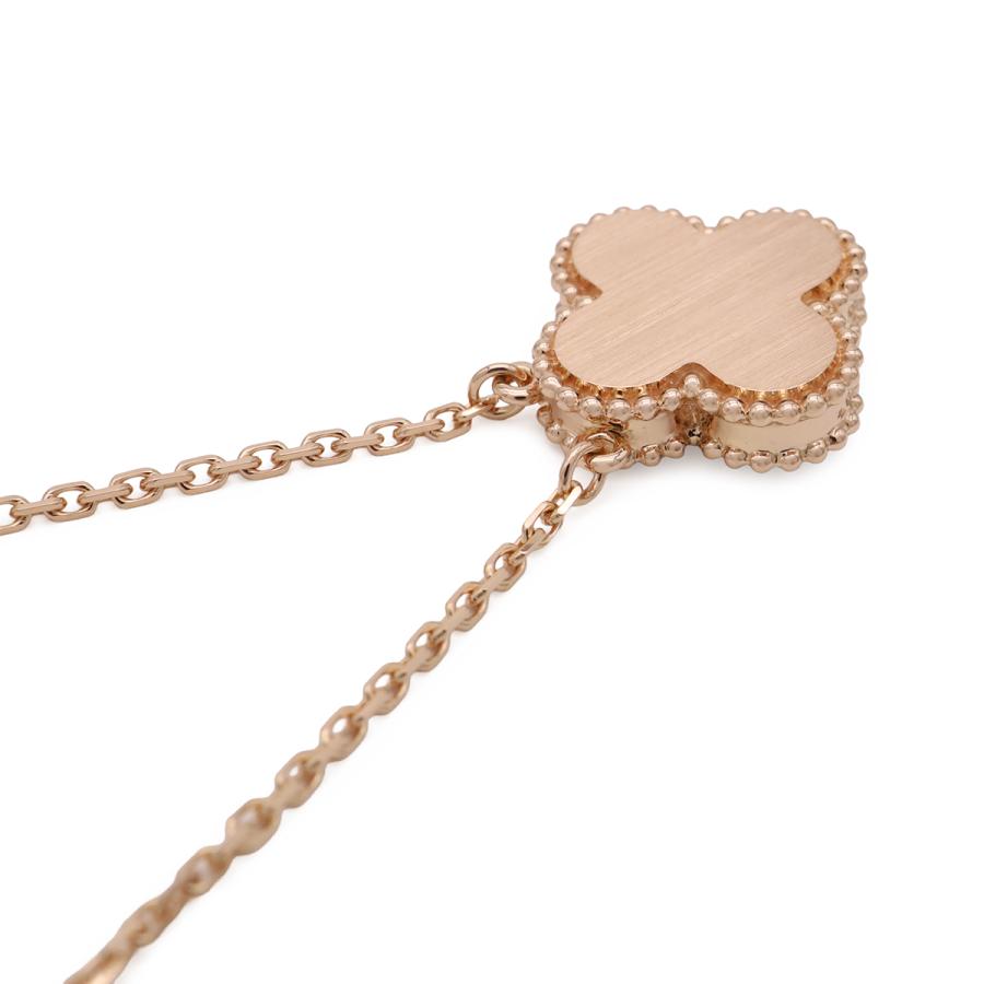 Van Cleef & Arpels ヴァン クリーフ & アーペル ヴィンテージアルハンブラ ネックレス K18PG オニキス 1PD 2016年限定 | Van Cleef ＆ Arpels | 03