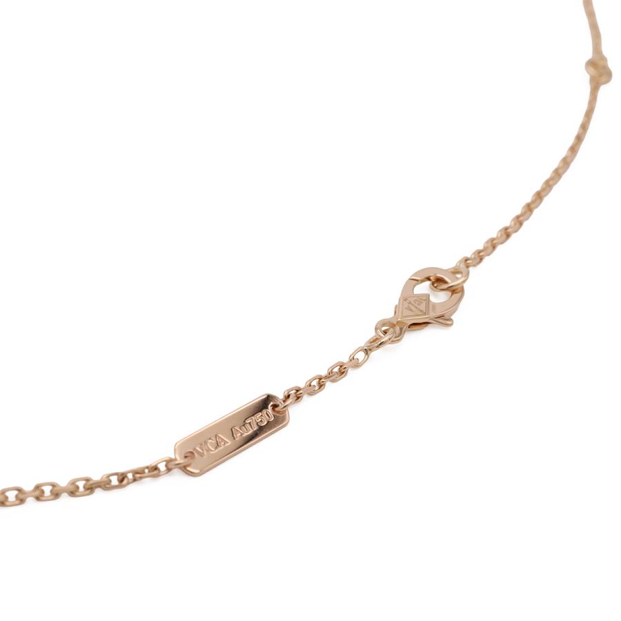 Van Cleef & Arpels ヴァン クリーフ & アーペル ヴィンテージアルハンブラ ネックレス K18PG オニキス 1PD 2016年限定 | Van Cleef ＆ Arpels | 04
