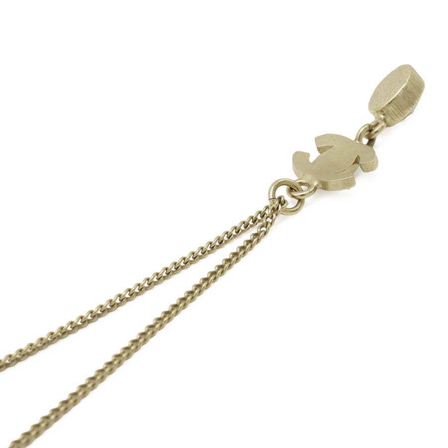 CHANEL シャネル ココマーク ネックレス ペンダント ラインストーン クリスタル GP ゴールド 09A | CHANEL | 03