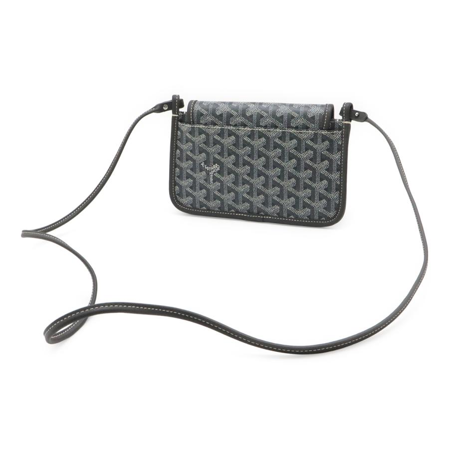 GOYARD ゴヤール プリュメ ポーチウォレット 長財布 ショルダーバッグ ポシェット 2WAY クラッチバッグ ヘリンボーン柄 PVC グレー | GOYARD | 01
