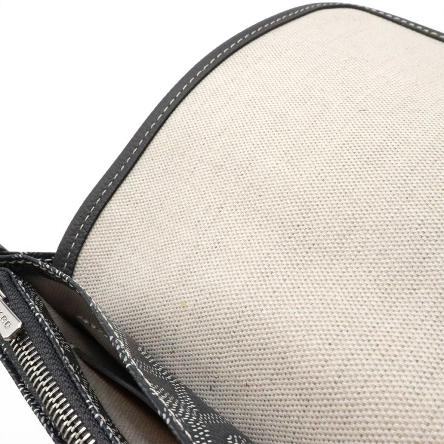 GOYARD ゴヤール プリュメ ポーチウォレット 長財布 ショルダーバッグ ポシェット 2WAY クラッチバッグ ヘリンボーン柄 PVC グレー | GOYARD | 07