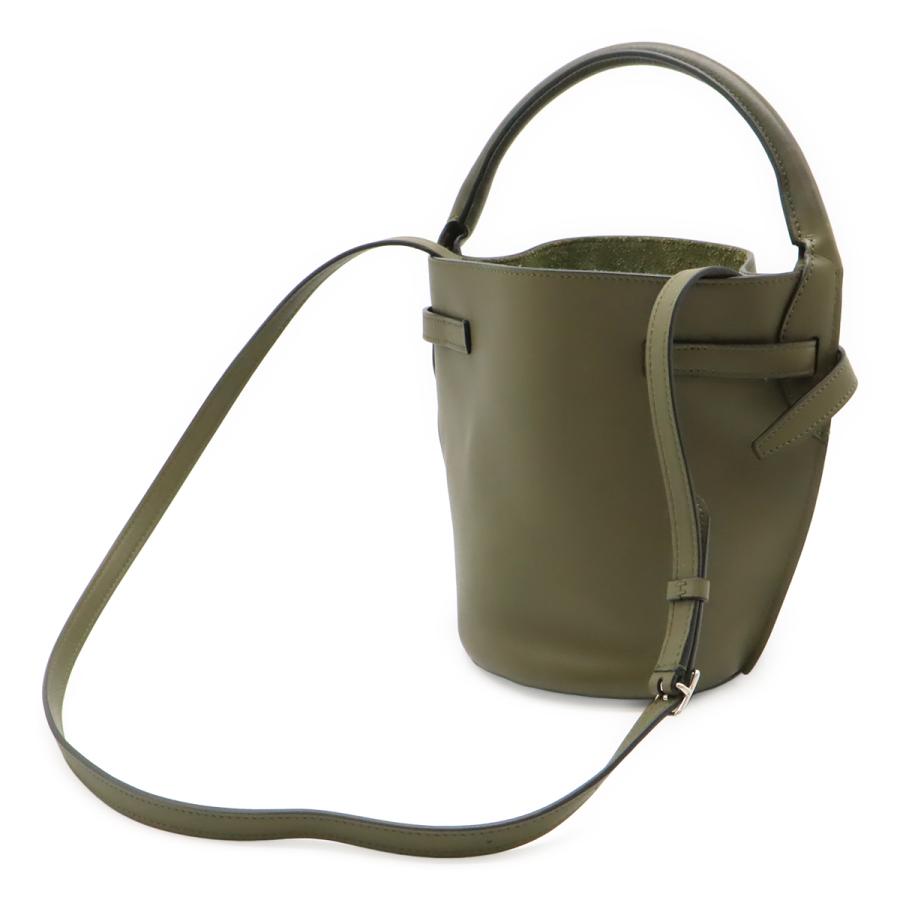 CELINE セリーヌ ビッグバッグ バケット ナノ ハンドバッグ 2WAY ショルダーバッグ 斜め掛け レザー カーキグリーン シルバー金具 187243 | CELINE | 01