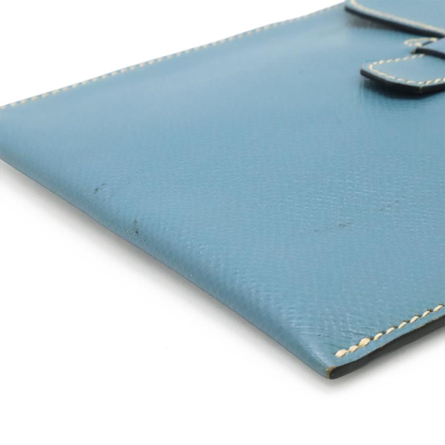 HERMES エルメス アメリー ショルダーバッグ ポシェット 斜め掛け クシュベル レザー ブルージーン 水色 □D刻印 | HERMES | 02