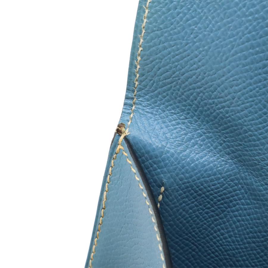 HERMES エルメス アメリー ショルダーバッグ ポシェット 斜め掛け クシュベル レザー ブルージーン 水色 □D刻印 | HERMES | 05