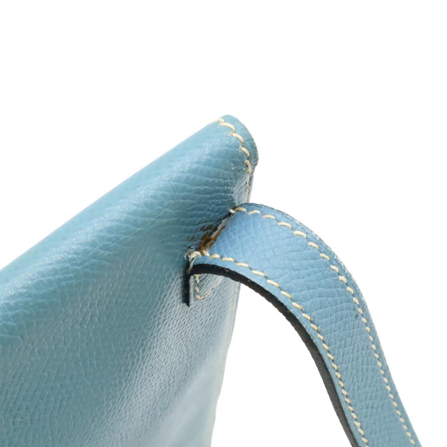 HERMES エルメス アメリー ショルダーバッグ ポシェット 斜め掛け クシュベル レザー ブルージーン 水色 □D刻印 | HERMES | 06