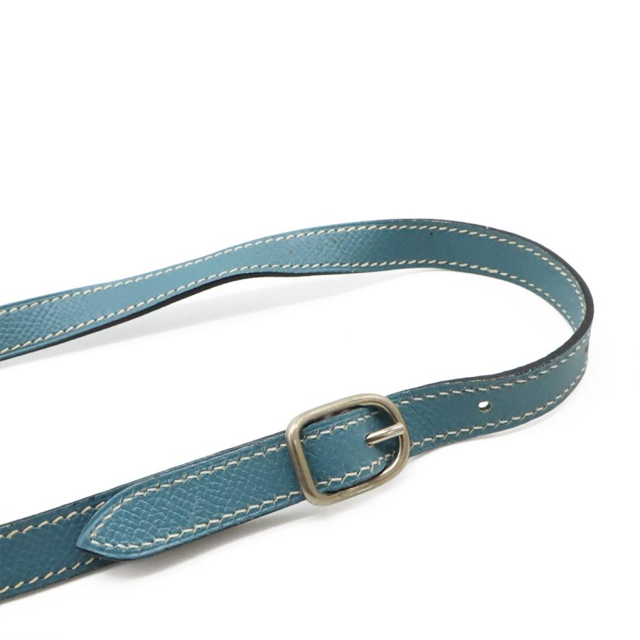 HERMES エルメス アメリー ショルダーバッグ ポシェット 斜め掛け クシュベル レザー ブルージーン 水色 □D刻印 | HERMES | 07