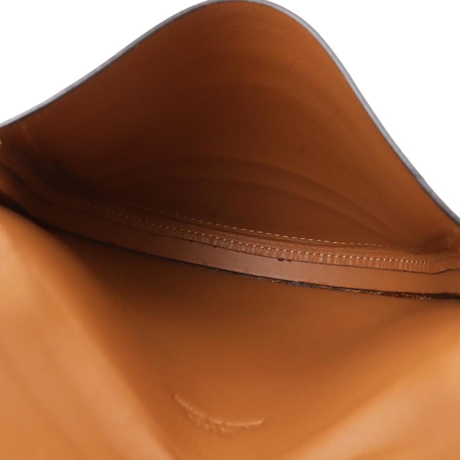 LOEWE ロエベ アナグラム ヒールポーチ スモール ショルダーバッグ ショルダーポーチ ポシェット 斜め掛け カーフ レザー タン 茶 | LOEWE | 06