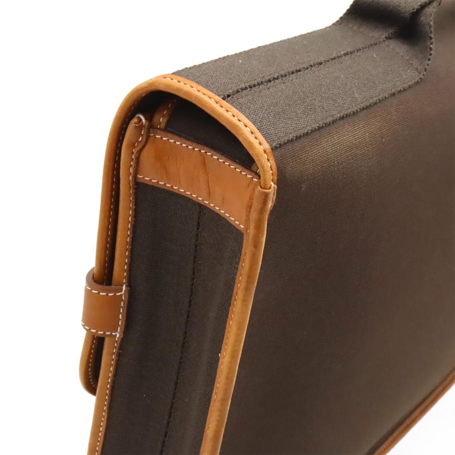 HERMES エルメス ブエナベンチュラMM ビジネスバッグ ブリーフケース 書類カバン ハンドバッグ トワルオフィシエ レザー ブラウン 茶 | HERMES | 06
