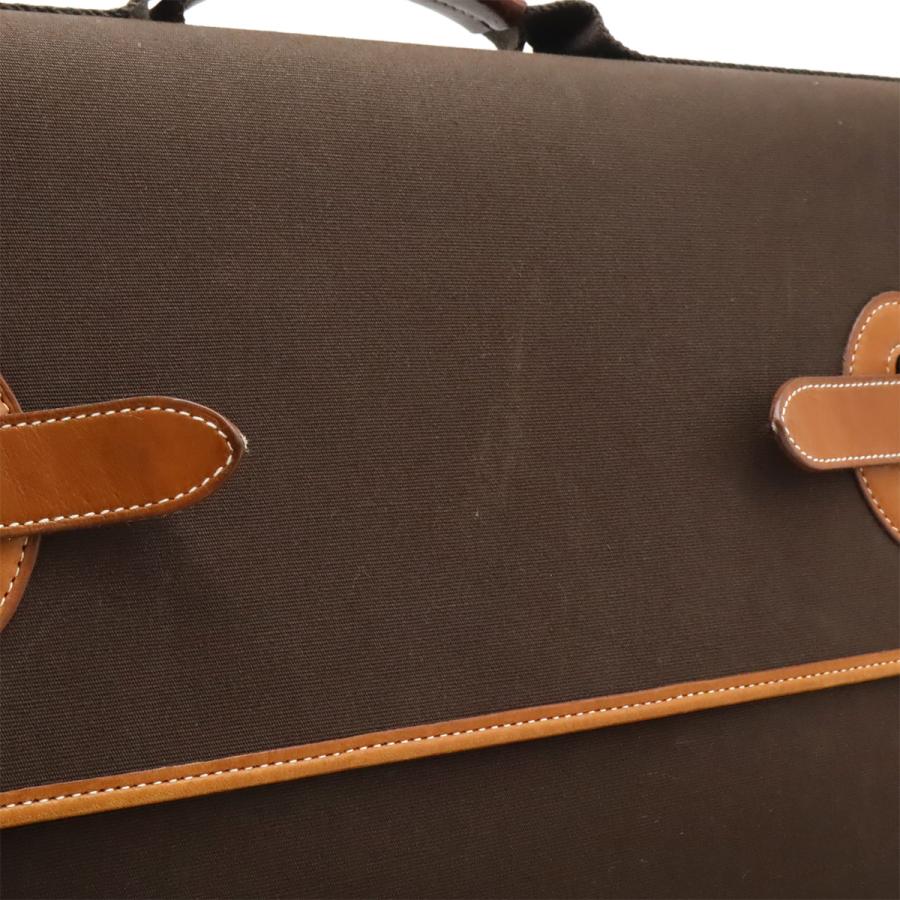 HERMES エルメス ブエナベンチュラMM ビジネスバッグ ブリーフケース 書類カバン ハンドバッグ トワルオフィシエ レザー ブラウン 茶 | HERMES | 07