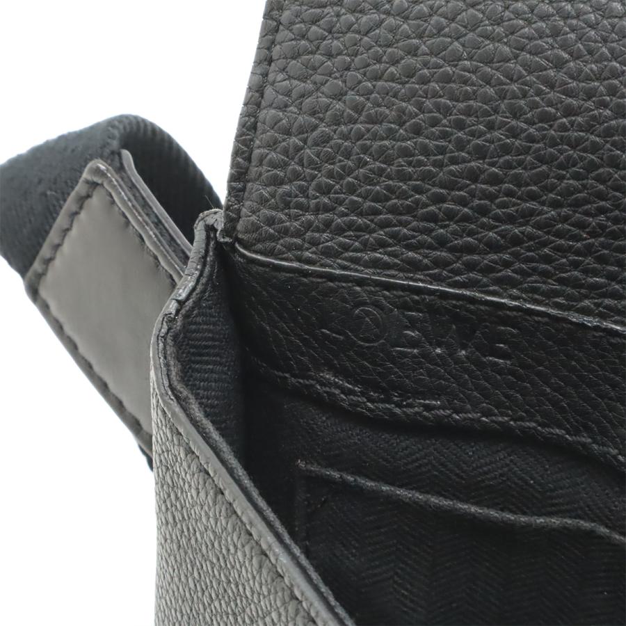 LOEWE ロエベ アナグラム ミリタリー バムバッグ ボディバッグ ショルダーバッグ 斜め掛け レザー ブラック 黒 シルバー金具 317.12AB234 | LOEWE | 07
