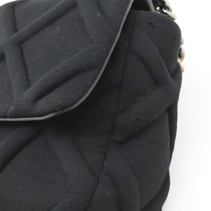 CHANEL シャネル シャネル19 マトラッセ ココマーク チェーンバッグ コットンジャージー ブラック 黒 ゴールド金具 シルバー金具 AS1160 | CHANEL | 07
