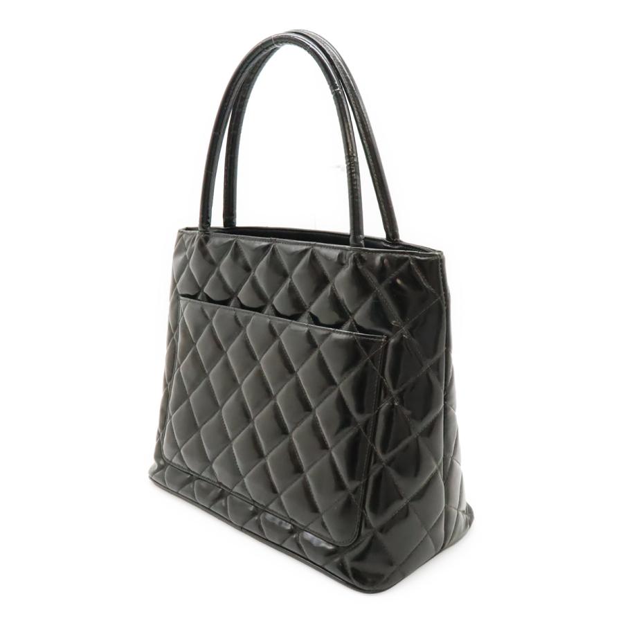 CHANEL シャネル マトラッセ ココマーク 復刻トート トートバッグ ショルダーバッグ エナメル パテントレザー ブラック 黒 ゴールド金具 | CHANEL | 01