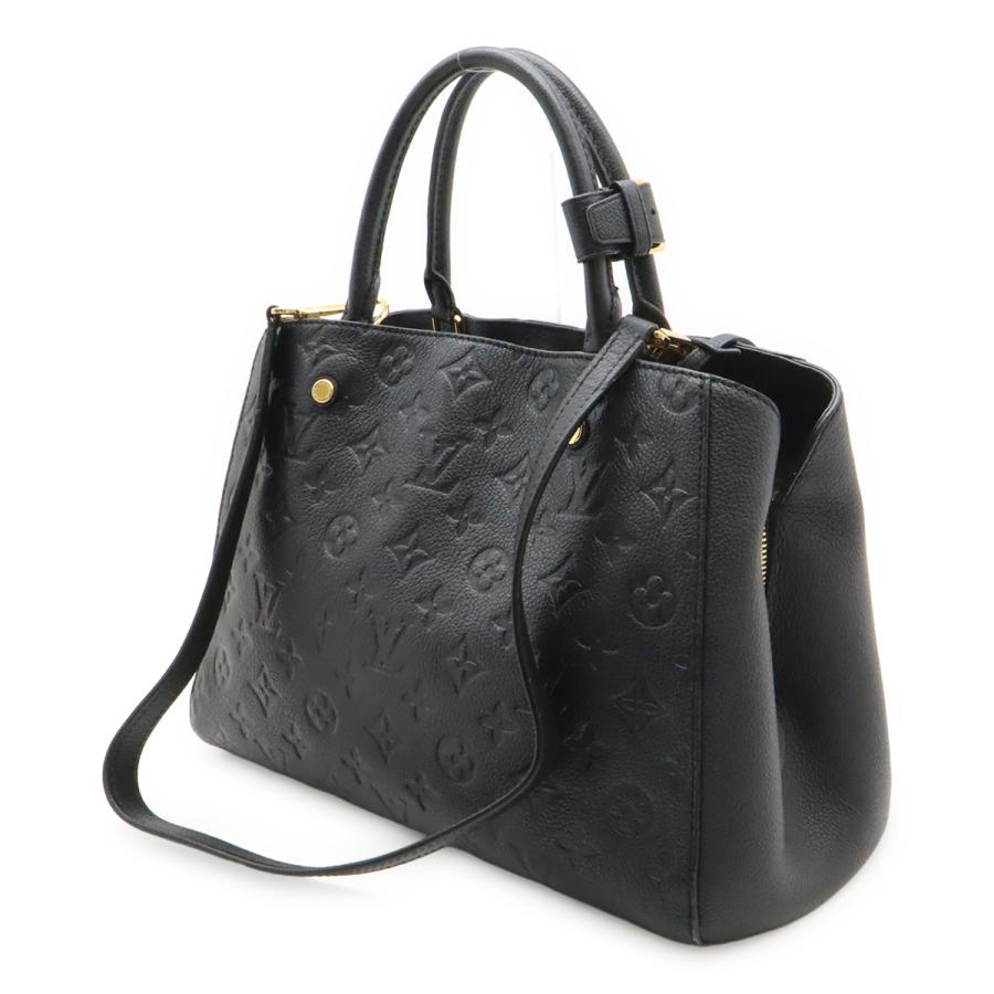 LOUIS VUITTON ルイ ヴィトン モノグラムアンプラント モンテーニュMM ハンドバッグ 2WAY ショルダーバッグ ノワール 黒 ブラック M41048 | LOUIS VUITTON | 01