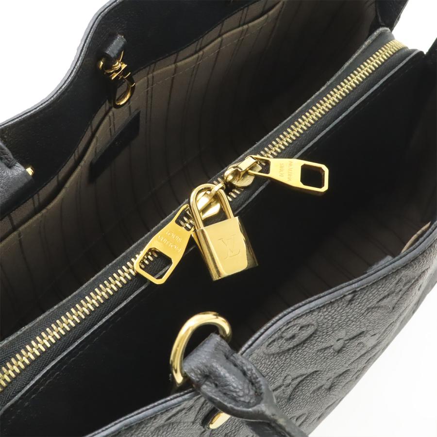 LOUIS VUITTON ルイ ヴィトン モノグラムアンプラント モンテーニュMM ハンドバッグ 2WAY ショルダーバッグ ノワール 黒 ブラック M41048 | LOUIS VUITTON | 04