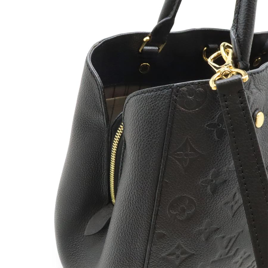 LOUIS VUITTON ルイ ヴィトン モノグラムアンプラント モンテーニュMM ハンドバッグ 2WAY ショルダーバッグ ノワール 黒 ブラック M41048 | LOUIS VUITTON | 06