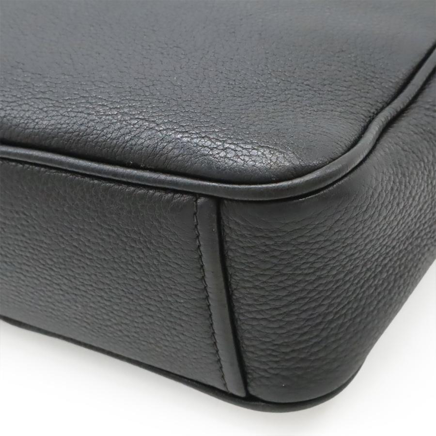 PRADA プラダ VITELLO PHENIX ショルダーバッグ 斜め掛け ポシェット レザー NERO 黒 ブラック ゴールド金具 国内アウトレット購入品 | PRADA | 02
