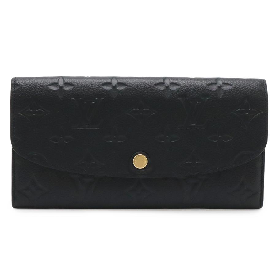 LOUIS VUITTON ルイ ヴィトン モノグラムアンプラント ポルトフォイユ エミリー 2つ折長財布 二つ折り長財布 ノワール 黒 ブラック | LOUIS VUITTON