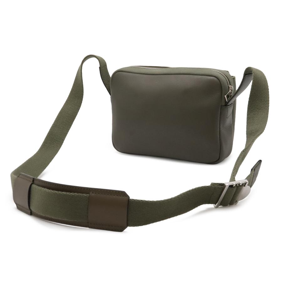 LOEWE ロエベ ロゴ ミリタリーメッセンジャーバッグ XS ショルダーバッグ キャンバス レザー カーキグリーン シルバー金具 B314A72X01 | LOEWE | 01