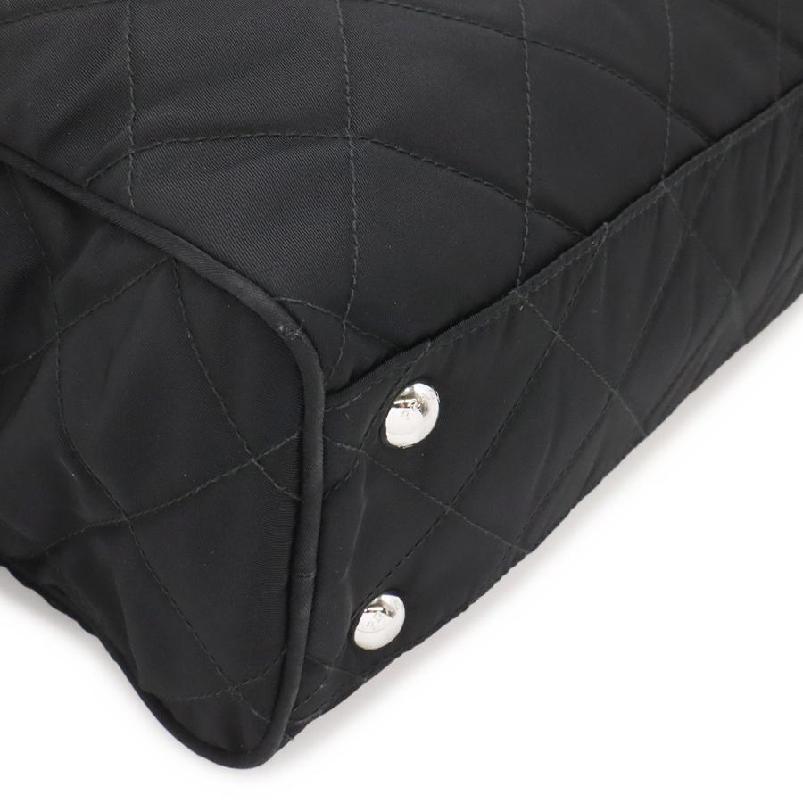 PRADA プラダ インプントゥ チェーンショルダー ショルダーバッグ ナイロン NERO 黒 ブラック シルバー金具 1BB903 | PRADA | 02