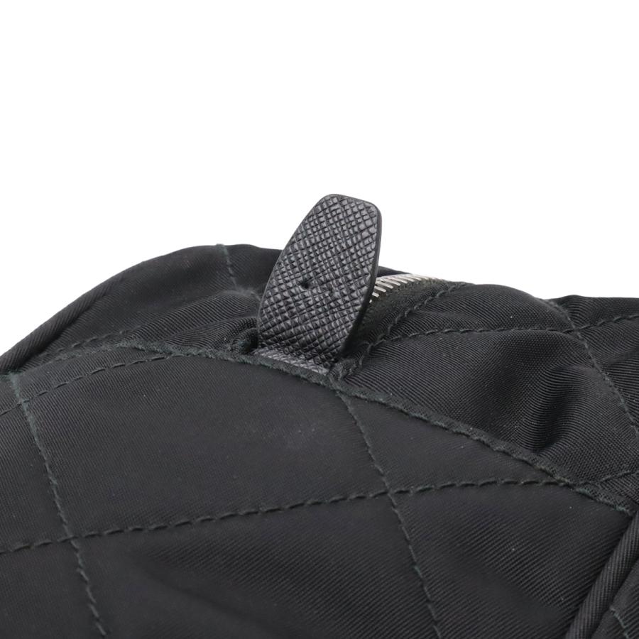 PRADA プラダ インプントゥ チェーンショルダー ショルダーバッグ ナイロン NERO 黒 ブラック シルバー金具 1BB903 | PRADA | 03
