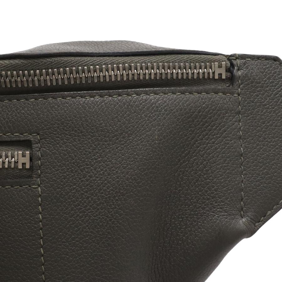 HERMES エルメス シティスライド クロスPM ボディバッグ ウエストバッグ ショルダーバッグ エバーカラー レザー グリエタン シルバー金具 | HERMES | 03