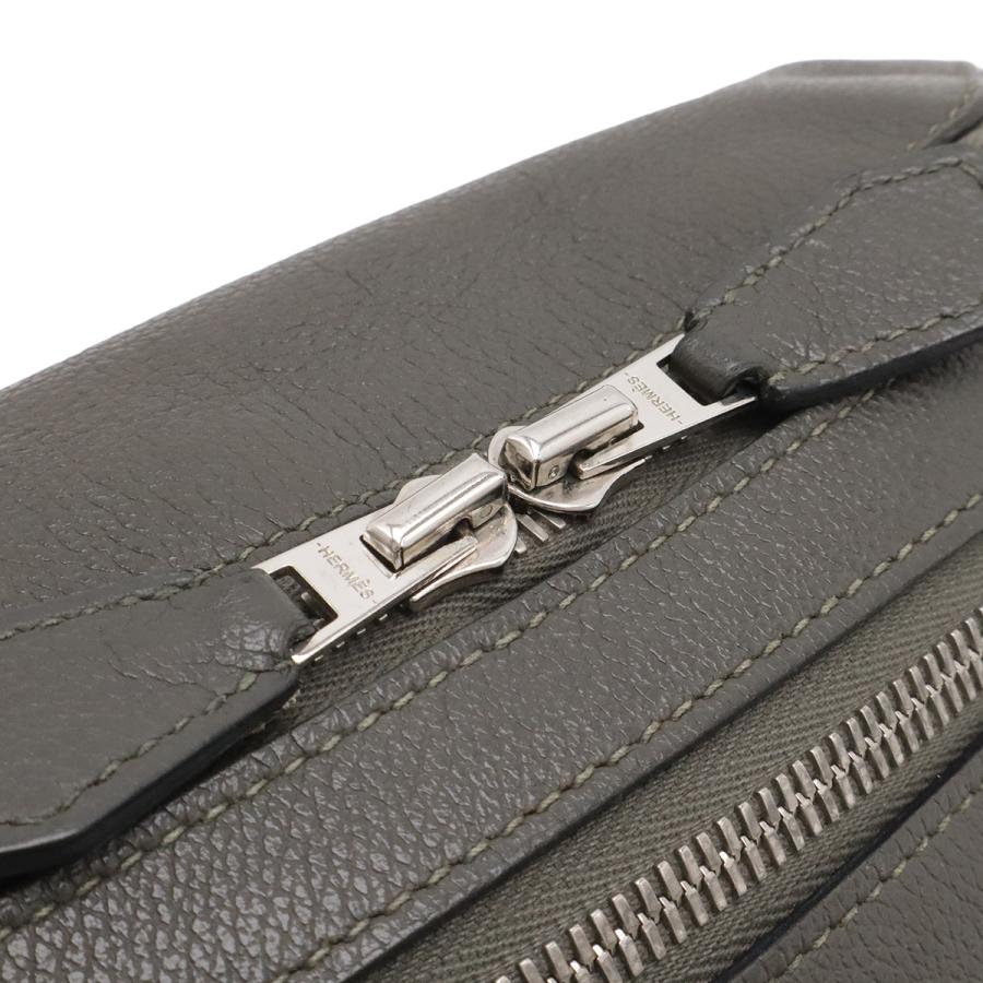 HERMES エルメス シティスライド クロスPM ボディバッグ ウエストバッグ ショルダーバッグ エバーカラー レザー グリエタン シルバー金具 | HERMES | 04