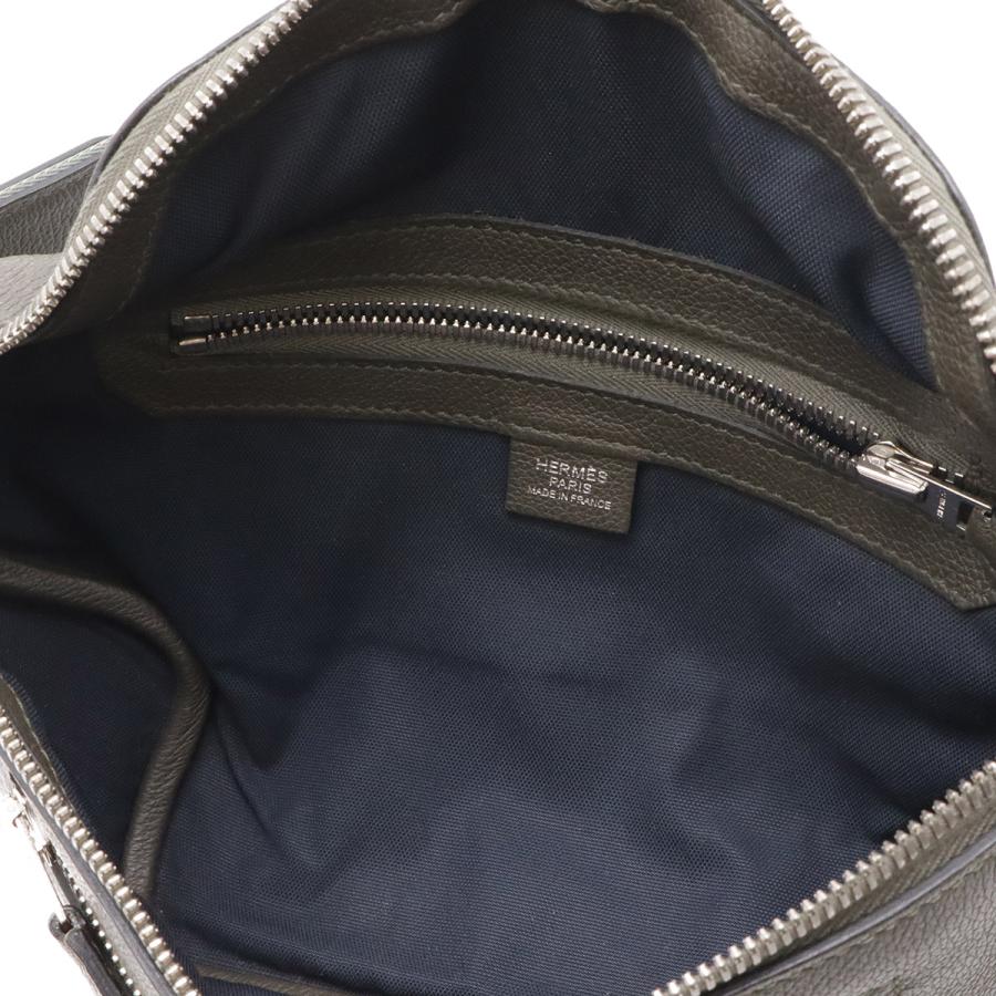 HERMES エルメス シティスライド クロスPM ボディバッグ ウエストバッグ ショルダーバッグ エバーカラー レザー グリエタン シルバー金具 | HERMES | 07
