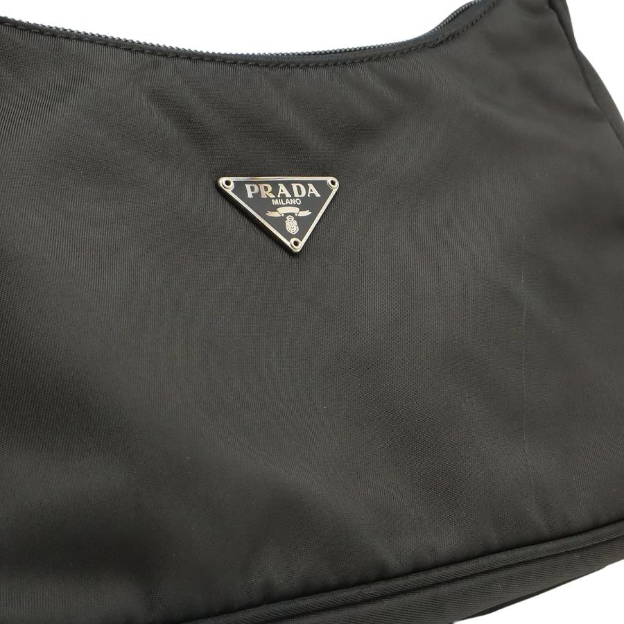 PRADA プラダ トライアングルロゴ プラダスポーツ アクセサリーポーチ ハンドバッグ 小物入れ ナイロン NERO 黒 ブラック MV515 | PRADA | 07