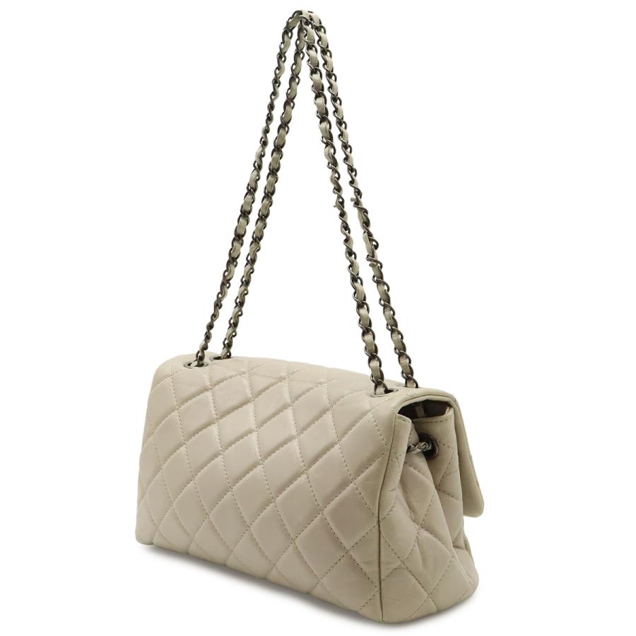 CHANEL シャネル マトラッセ チェーンショルダー ショルダーバッグ エイジドカーフスキン レザー サンドベージュ | CHANEL | 01
