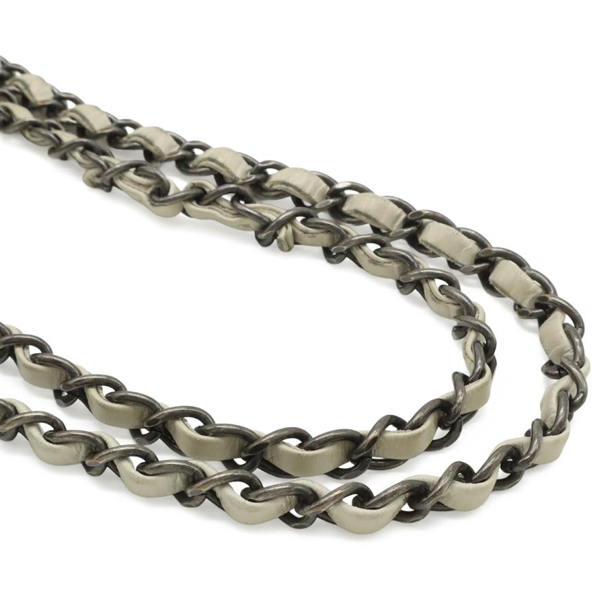 CHANEL シャネル マトラッセ チェーンショルダー ショルダーバッグ エイジドカーフスキン レザー サンドベージュ | CHANEL | 04