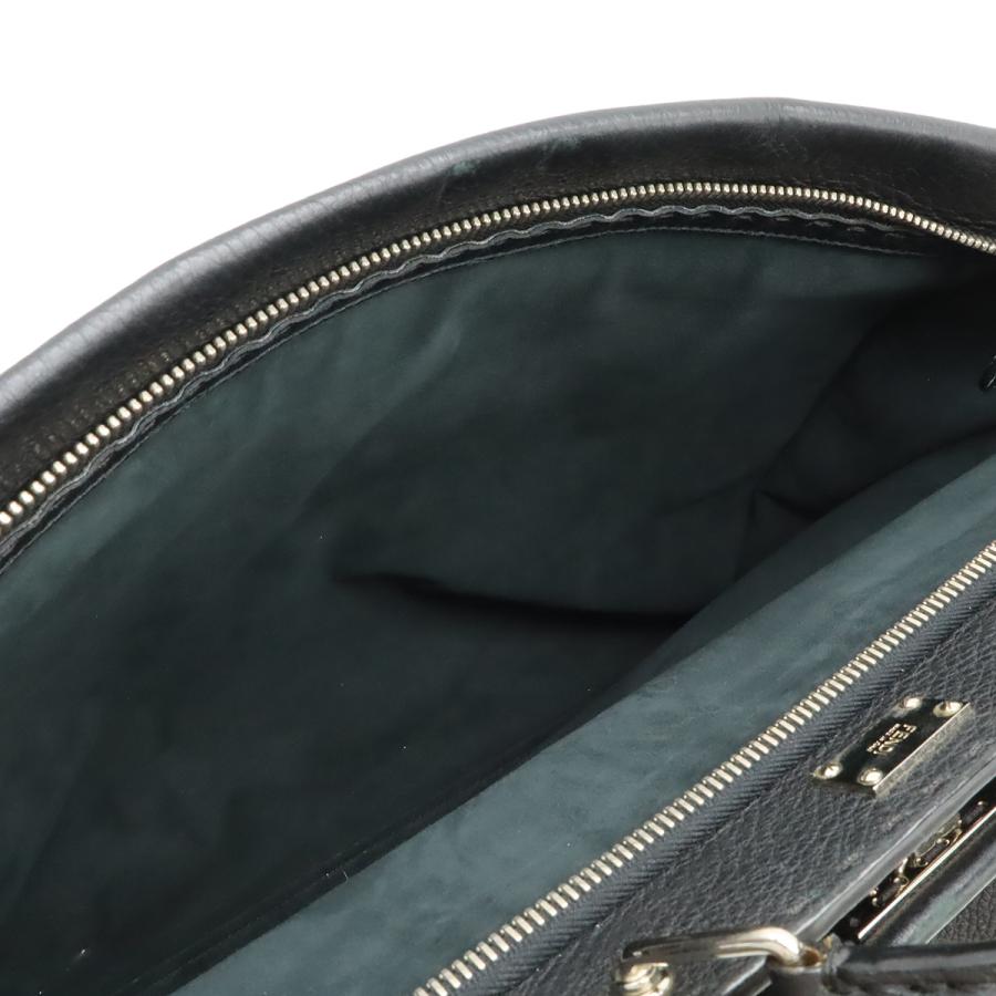 FENDI フェンディ モンスター バグス セレリア ピーカブー トートバッグ 2WAY ショルダーバッグ レザー ブラック 黒 シルバー金具 7VA354 | FENDI | 05