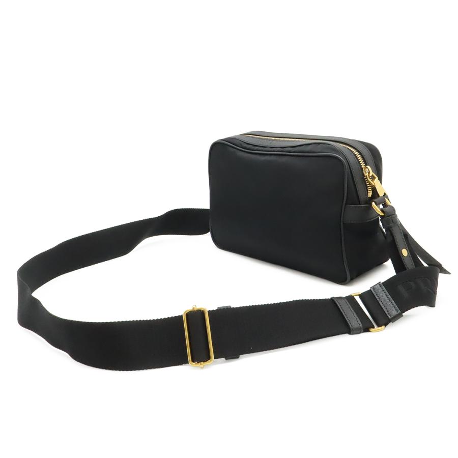 PRADA プラダ ショルダーバッグ ポシェット 斜め掛け 2WAY ポーチ クラッチバッグ ナイロン レザー NERO ブラック 黒 アウトレット品 | PRADA | 01