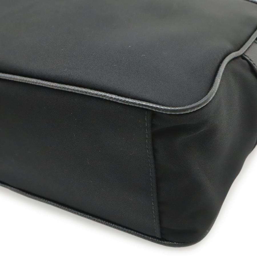 PRADA プラダ ショルダーバッグ ポシェット 斜め掛け 2WAY ポーチ クラッチバッグ ナイロン レザー NERO ブラック 黒 アウトレット品 | PRADA | 02