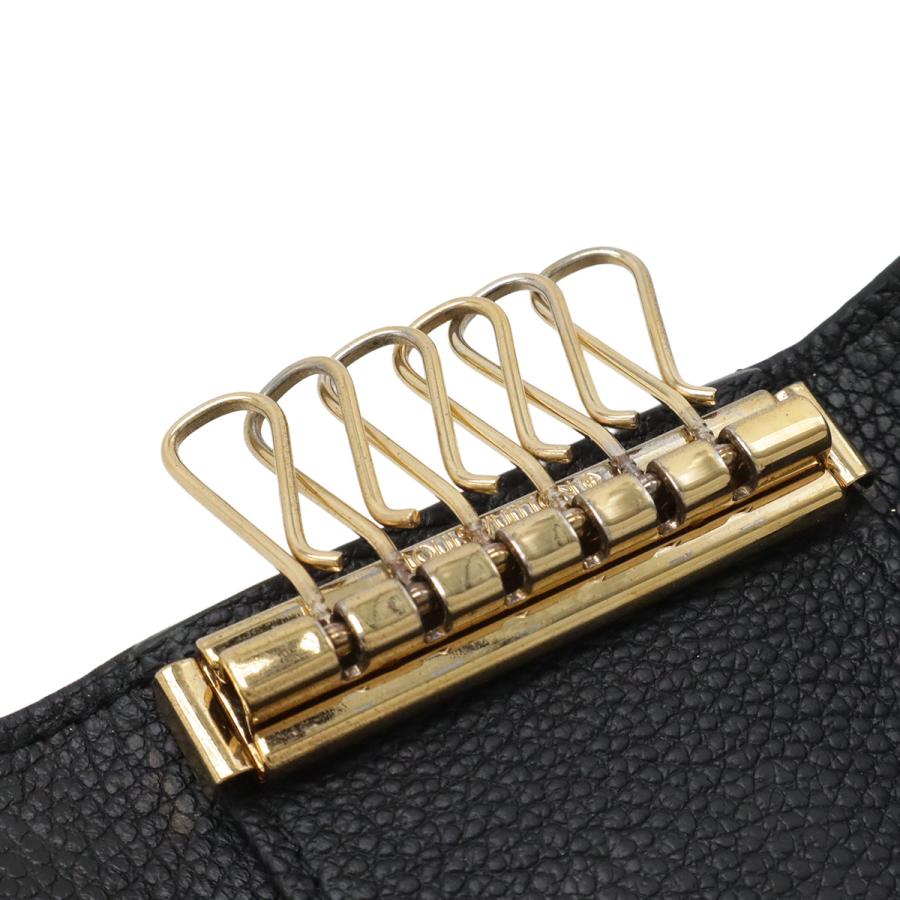 LOUIS VUITTON ルイ ヴィトン モノグラムアンプラント ミュルティクレ6 6連キーケース レザー ノワール 黒 ブラック ゴールド金具 M64421 | LOUIS VUITTON | 05