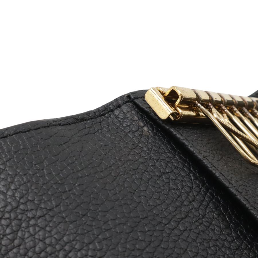 LOUIS VUITTON ルイ ヴィトン モノグラムアンプラント ミュルティクレ6 6連キーケース レザー ノワール 黒 ブラック ゴールド金具 M64421 | LOUIS VUITTON | 06